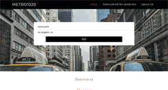 Desktop Screenshot of metro1020.com